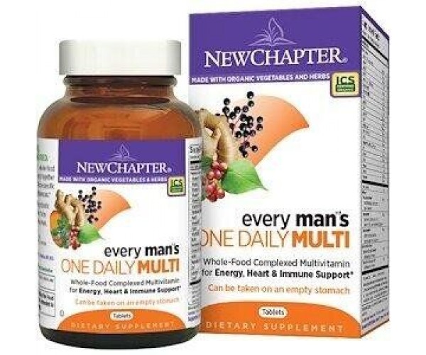 Вітаміни для чоловіків Every Man's One Day Multi New Chapter 96 таблеток (NCR011)
Вітаміни для чоловіків Every Man's One Day Multi New Chapter 96 таблеток (NCR011)