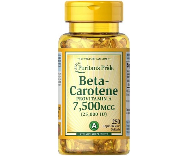 Бета каротин Beta-Carotene Puritan's Pride 25000 МО 250 гелевих капсул (PP352)
Бета каротин Beta-Carotene Puritan's Pride 25000 МО 250 гелевих капсул (PP352)