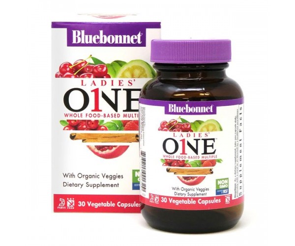 Вітаміни для жінок Ladies' One Whole Food-Based Multiple Bluebonnet Nutrition 30 капсул (BB104)
Вітаміни для жінок Ladies' One Whole Food-Based Multiple Bluebonnet Nutrition 30 капсул (BB104)