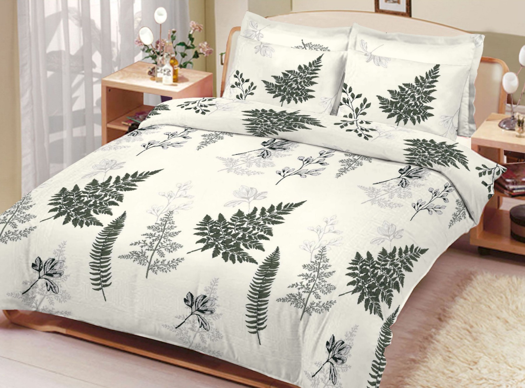 Комплект постельного белья "Папоротник"" CottonTwill 1-спальный 150х220 см Турецкий Ранфорс (ДР054-2)
Комплект постельного белья "Папоротник"" CottonTwill 1-спальный 150х220 см Турецкий Ранфорс (ДР054-2)