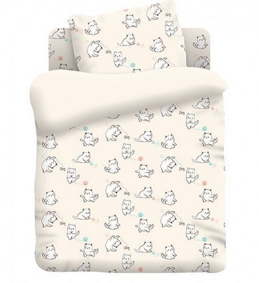 Комплект постельного белья Котята CottonTwill 1.5-спальный 150х220 см Поплин (ДПР020-3)
Комплект постельного белья Котята CottonTwill 1.5-спальный 150х220 см Поплин (ДПР020-3)