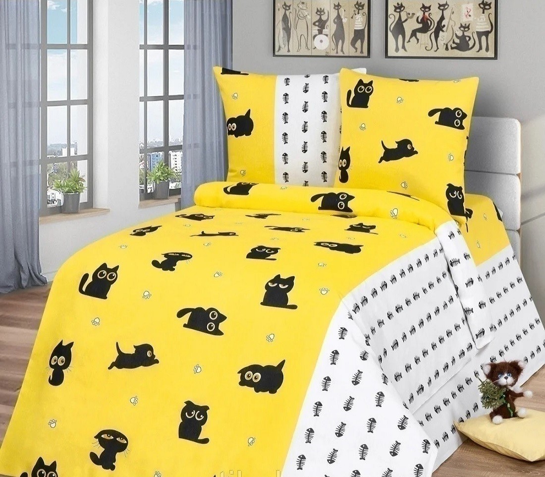 Комплект постельного белья Кот Томас CottonTwill 1.5-спальный 150х220 см Бязь (РБ051-2)
Комплект постельного белья Кот Томас CottonTwill 1.5-спальный 150х220 см Бязь (РБ051-2)