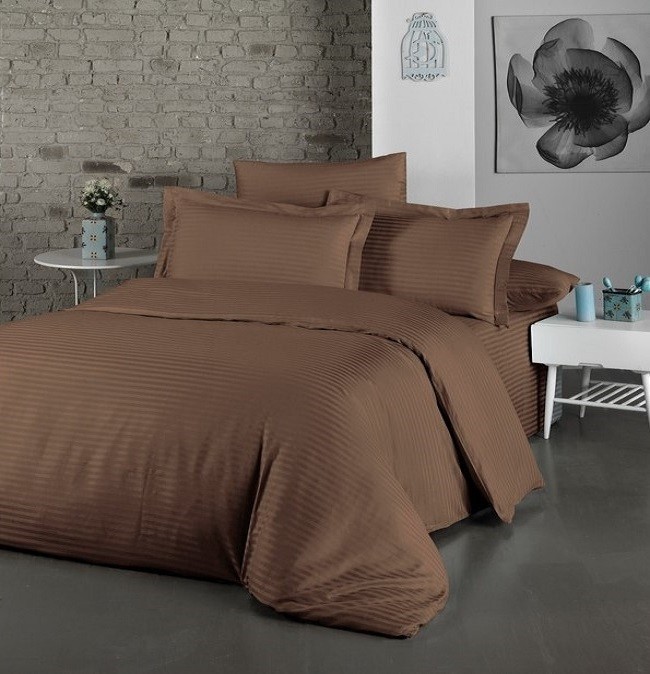 Комплект постельного белья Сатин Страйп CottonTwill 1.5-спальный 150х220 см Шоколад (SСП035-3)
Комплект постельного белья Сатин Страйп CottonTwill 1.5-спальный 150х220 см Шоколад (SСП035-3)