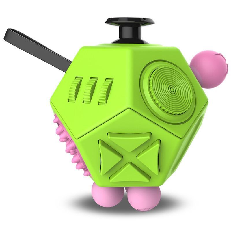 Антистресс-игрушка куб Fidget Cube на 12 сторон для снятия напряжения Куб 3.3 см Зеленый 1
Антистресс-игрушка куб Fidget Cube на 12 сторон для снятия напряжения Куб 3.3 см Зеленый 1