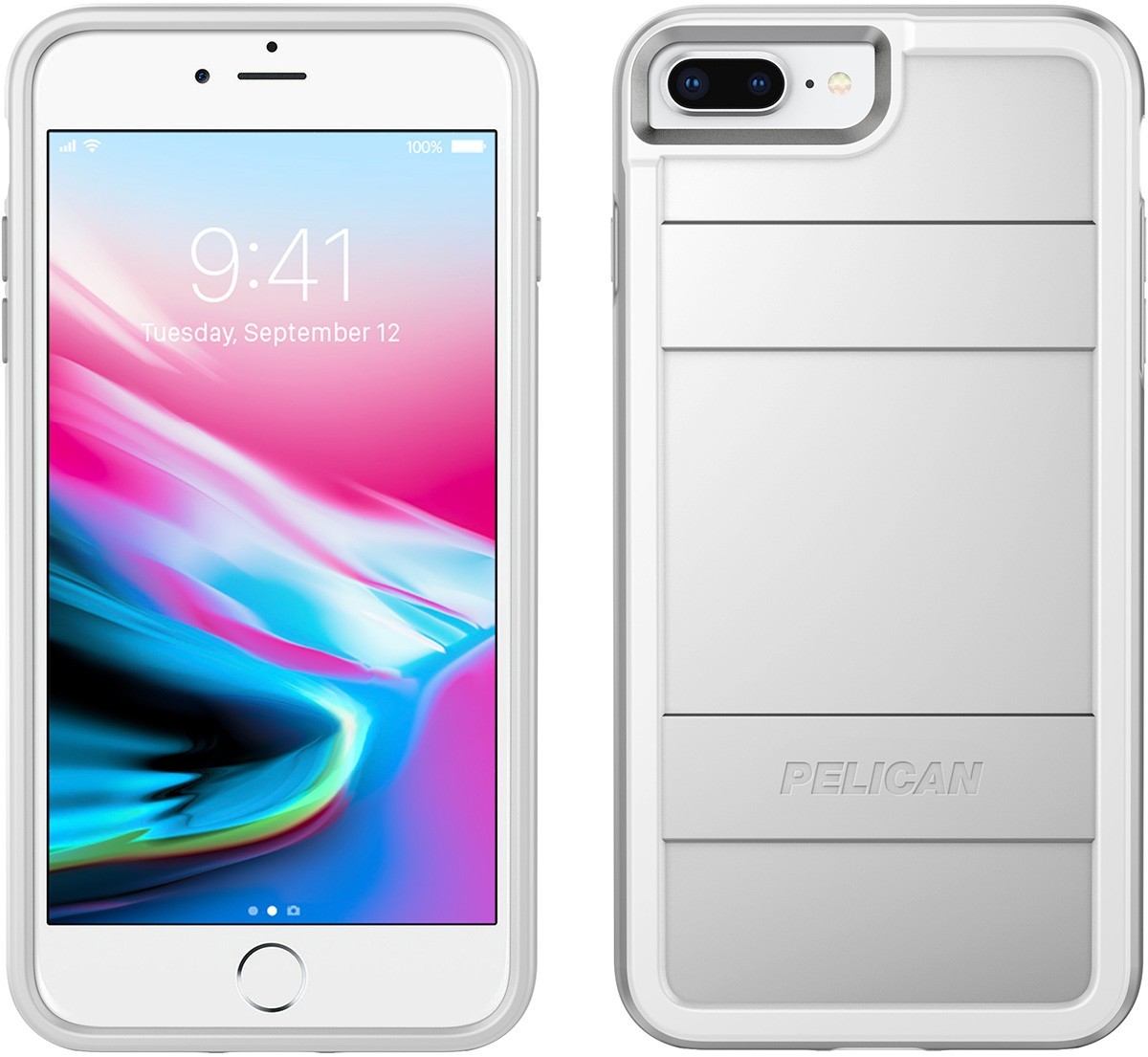 Противоударный защитный чехол бампер Pelican Protector Silver для iPhone 6 Plus / 6S Plus / 7 Plus / 8 Plus
Противоударный защитный чехол бампер Pelican Protector Silver для iPhone 6 Plus / 6S Plus / 7 Plus / 8 Plus