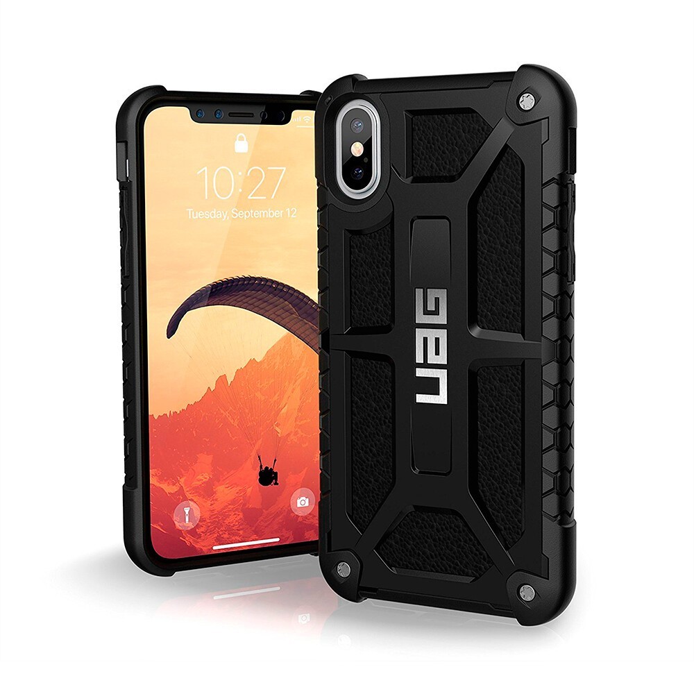 Оригинальный Противоударный защитный чехол бампер UAG Monarch Black для iPhone X | XS
Оригинальный Противоударный защитный чехол бампер UAG Monarch Black для iPhone X | XS