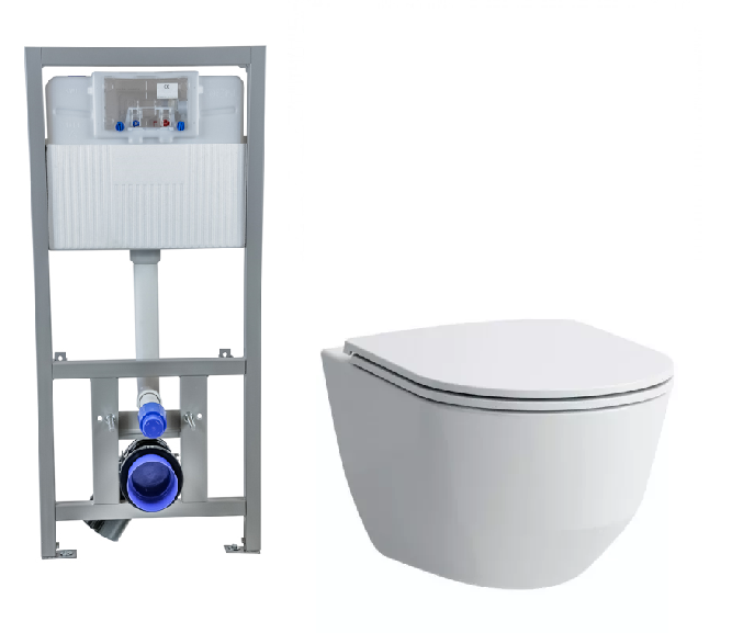 Унитаз подвесной Laufen Pro (820966) + сидение с функцией soft close + инсталляция Szel-Dar (SD28.75.11-31) 
Унитаз подвесной Laufen Pro (820966) + сидение с функцией soft close + инсталляция Szel-Dar (SD28.75.11-31)