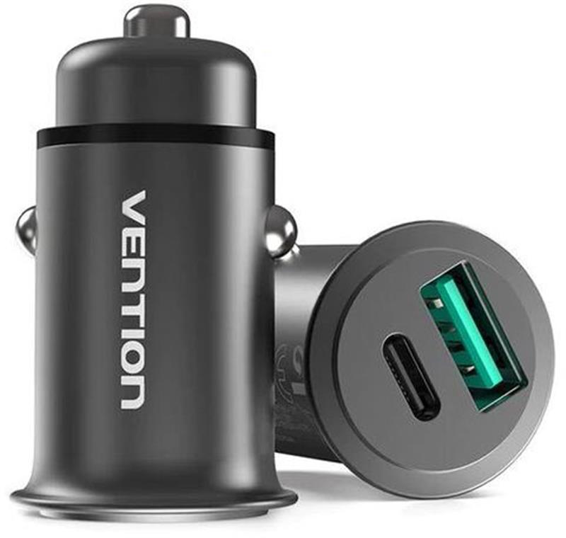 Автомобильное зарядное устройство Vention Power Delivery Port + QC3.0 (2USB, 24W) Grey (CC-63-H)
Автомобильное зарядное устройство Vention Power Delivery Port + QC3.0 (2USB, 24W) Grey (CC-63-H)