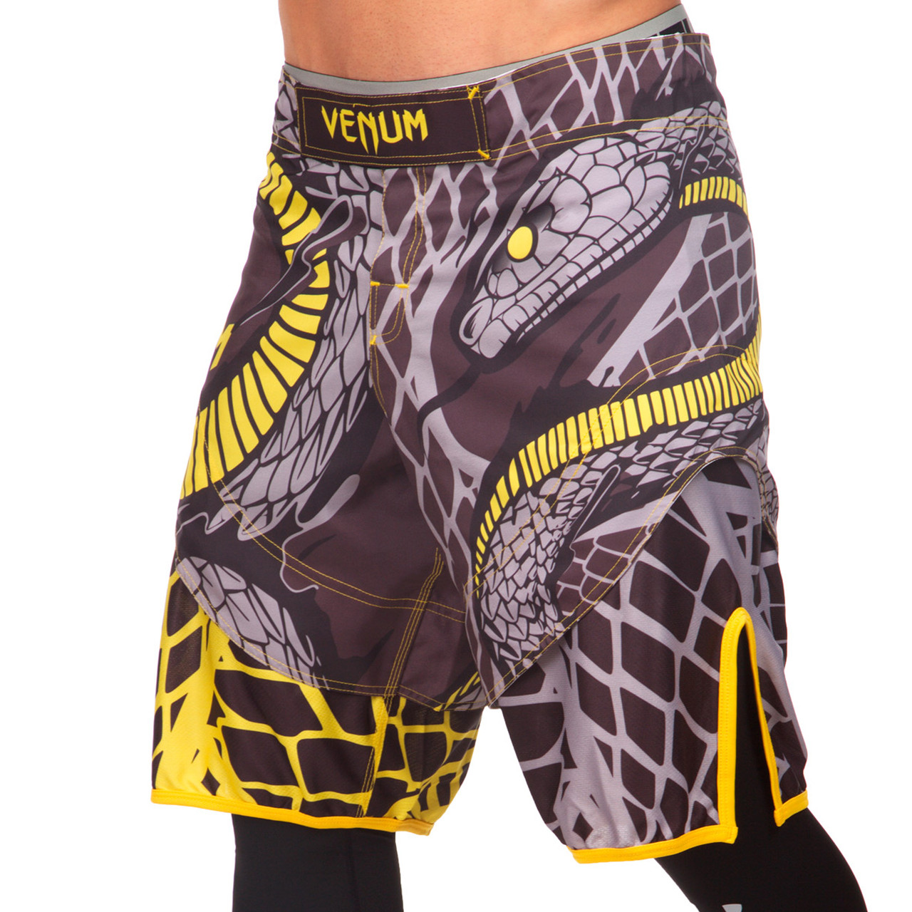 Шорты для смешанных единоборств Venum Snaker Heroe 5771 размер L (48-50) Black-Grey-Yellow
Шорты для смешанных единоборств Venum Snaker Heroe 5771 размер L (48-50) Black-Grey-Yellow