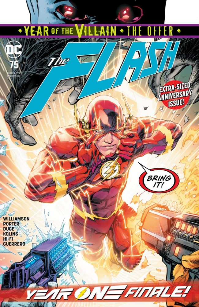 Flash Vol 5 #75 Cover A Regular Howard Porter Cover (Year Of The Villain The Offer Tie-In)
Flash Vol 5 #75 Cover A Regular Howard Porter Cover (Year Of The Villain The Offer Tie-In)