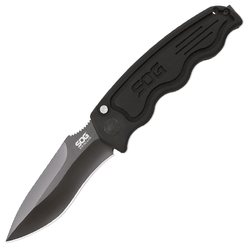Нож складной автоматический SOG Sog-Tac Automatic Drop Point (длина: 206мм, лезвие: 90мм)
Нож складной автоматический SOG Sog-Tac Automatic Drop Point (длина: 206мм, лезвие: 90мм)
