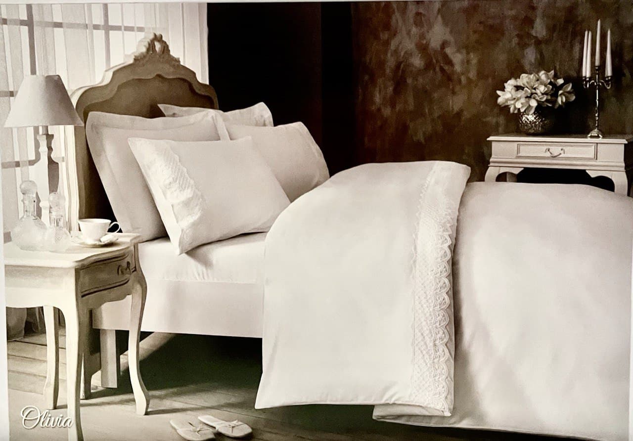 Комплект постельного белья Tivolyo Home Люкс-Сатин 100 Olivia Евро 200 x 220 белый
Комплект постельного белья Tivolyo Home Люкс-Сатин 100 Olivia Евро 200 x 220 белый