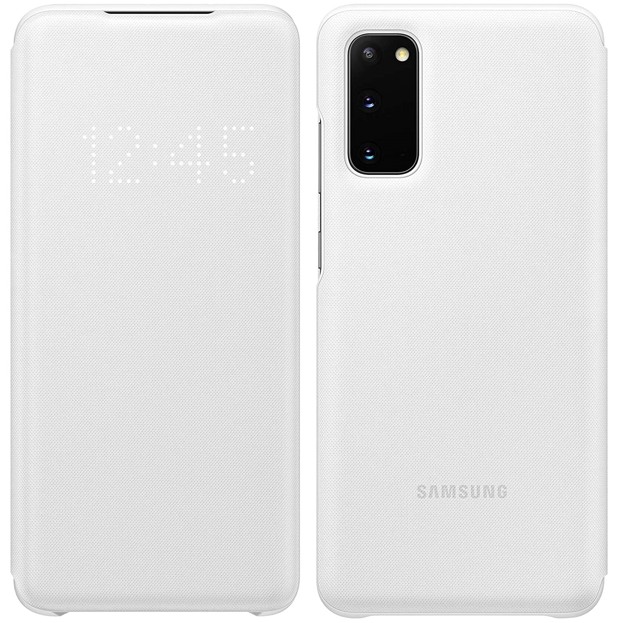 Защитный смарт чехол книжка LED Wallet Cover Samsung Galaxy S20 Galaxy S20 5G EF-NG980 white
Защитный смарт чехол книжка LED Wallet Cover Samsung Galaxy S20 Galaxy S20 5G EF-NG980 white