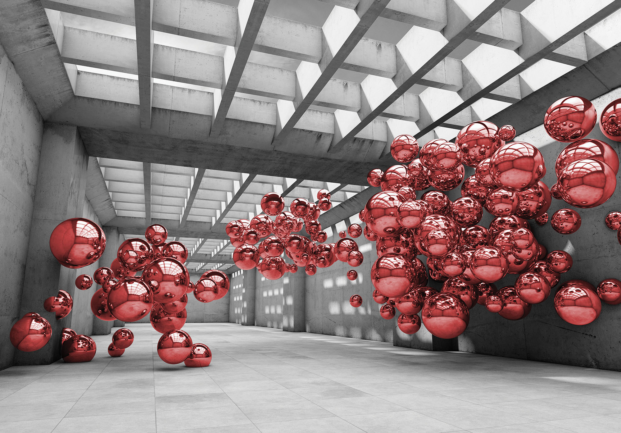 Фотообои бумажные DecoArt 3D - красные шары в тоннеле 368 x 254 см 4 сегмента (10135-P8)
Фотообои бумажные DecoArt 3D - красные шары в тоннеле 368 x 254 см 4 сегмента (10135-P8)