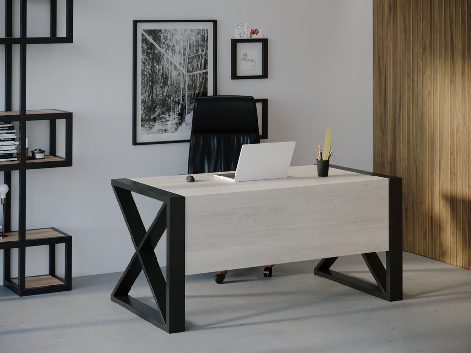 Компьютерный стол HYGGE HG124 Кьоге 150 х 80 х 75 см ДСП Дуб Белый (HG12415875whOPar)
Компьютерный стол HYGGE HG124 Кьоге 150 х 80 х 75 см ДСП Дуб Белый (HG12415875whOPar)