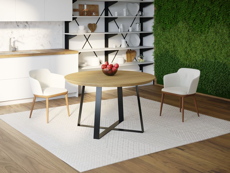 Обеденный стол HYGGE HG125 Гольстебро Круглый 100 х 100 х 75 см ДСП Дуб Светлый
Обеденный стол HYGGE HG125 Гольстебро Круглый 100 х 100 х 75 см ДСП Дуб Светлый