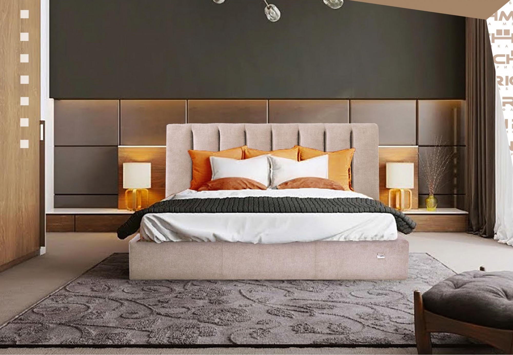 Кровать Двуспальная Sanam Comfort 160 х 200 см Мисти Mocco С подъемным механизмом и нишей для белья Серая
Кровать Двуспальная Sanam Comfort 160 х 200 см Мисти Mocco С подъемным механизмом и нишей для белья Серая
