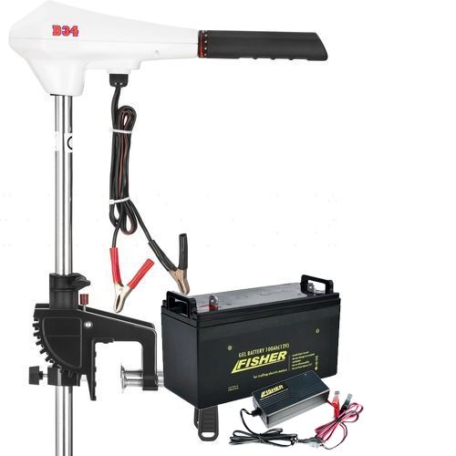 Электромотор для лодки Haibo D-34lbs; 12V; GEL аккумулятор 12V; 65a/h. Зарядка 10A. Лодочный электромотор Хайбо 34;
Электромотор для лодки Haibo D-34lbs; 12V; GEL аккумулятор 12V; 65a/h. Зарядка 10A. Лодочный электромотор Хайбо 34;