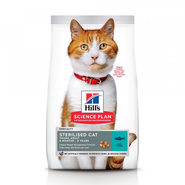 Сухой Корм Для Стерилизованных Кошек Hill's Science Plan Sterilised Cat Young Adult Tuna 10 кг 604181
Сухой Корм Для Стерилизованных Кошек Hill's Science Plan Sterilised Cat Young Adult Tuna 10 кг 604181