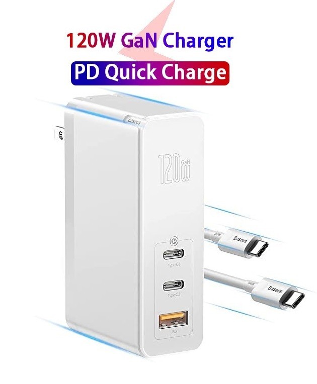 Зарядное устройство Baseus GaN 2 Pro 120W Quick Charger 4.0/PD 3.0 для Apple|Xiaomi| Google| HP| Lenovo| Huawei| Samsung white
Зарядное устройство Baseus GaN 2 Pro 120W Quick Charger 4.0/PD 3.0 для Apple|Xiaomi| Google| HP| Lenovo| Huawei| Samsung white