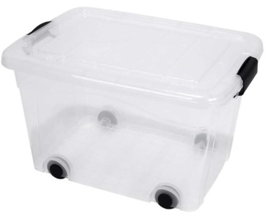 Контейнер 60 л для хранения с крышкой на колесах ROLLER BOX прозрачный KON-PLAST
Контейнер 60 л для хранения с крышкой на колесах ROLLER BOX прозрачный KON-PLAST