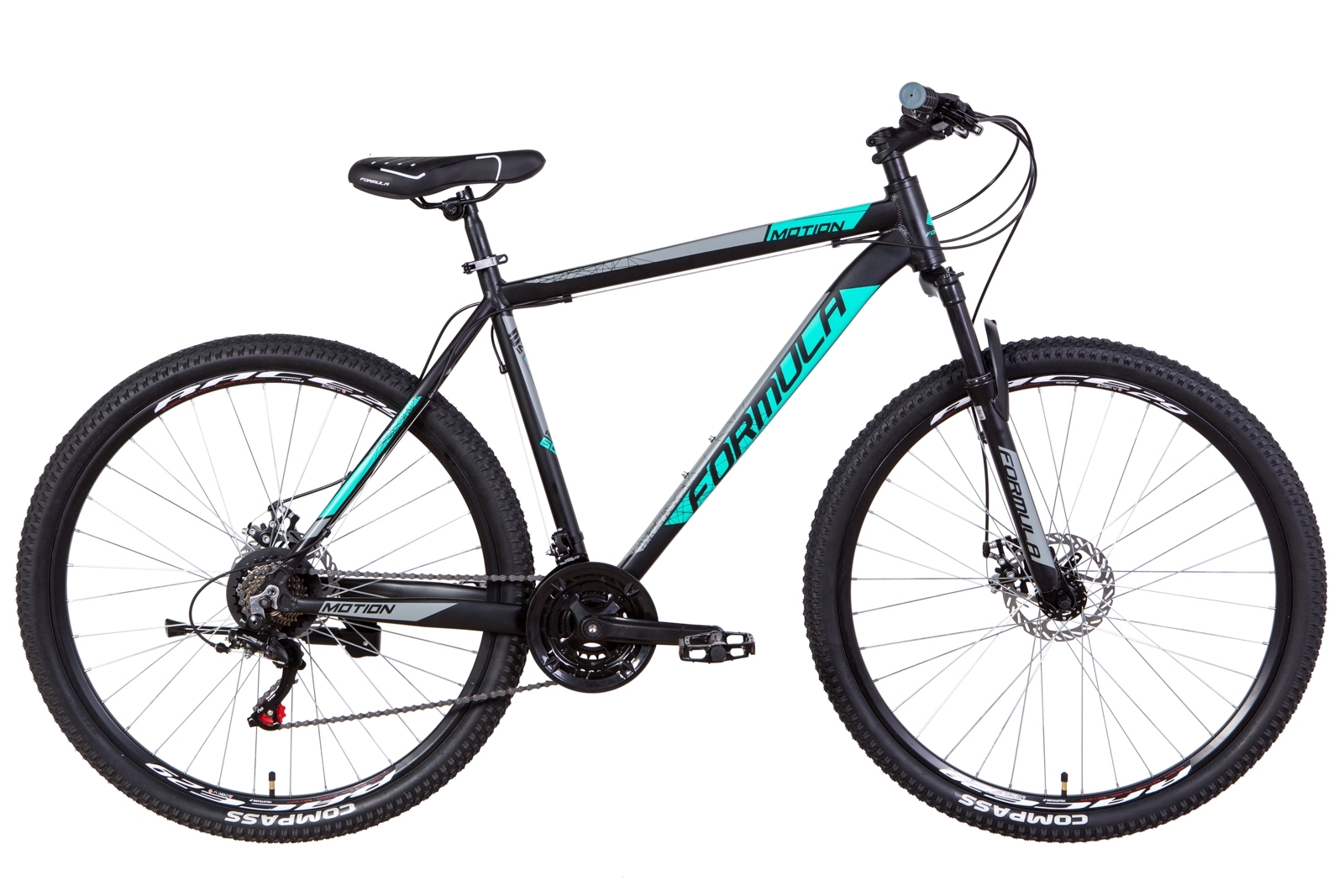 Велосипед AL 29" FORMULA MOTION AM 1.0 DD рама 19" черный / бирюзовый (OPS-FR-29-100)
Велосипед AL 29" FORMULA MOTION AM 1.0 DD рама 19" черный / бирюзовый (OPS-FR-29-100)