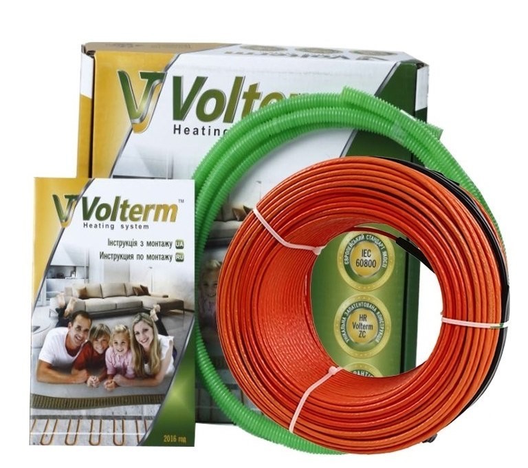 Теплый пол Volterm HR18 400Вт, 18Вт/м, 2,2 - 2,7 м² двухжильный нагревательный кабель
Теплый пол Volterm HR18 400Вт, 18Вт/м, 2,2 - 2,7 м² двухжильный нагревательный кабель