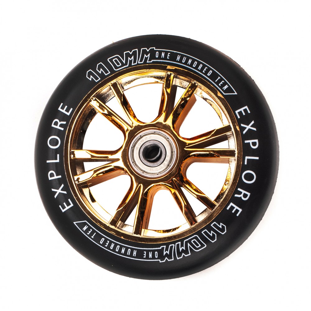 Запасное колесо 110 мм для трюковых самокатов Freerider и Explore желтое SCOOTER WHEEL 110 GOLD
Запасное колесо 110 мм для трюковых самокатов Freerider и Explore желтое SCOOTER WHEEL 110 GOLD