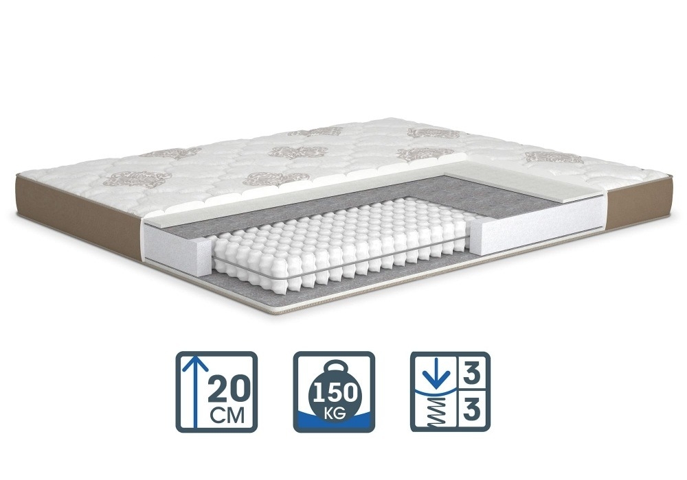 Матрас ортопедический Matroluxe Латте 180х190 см (5278)
Матрас ортопедический Matroluxe Латте 180х190 см (5278)