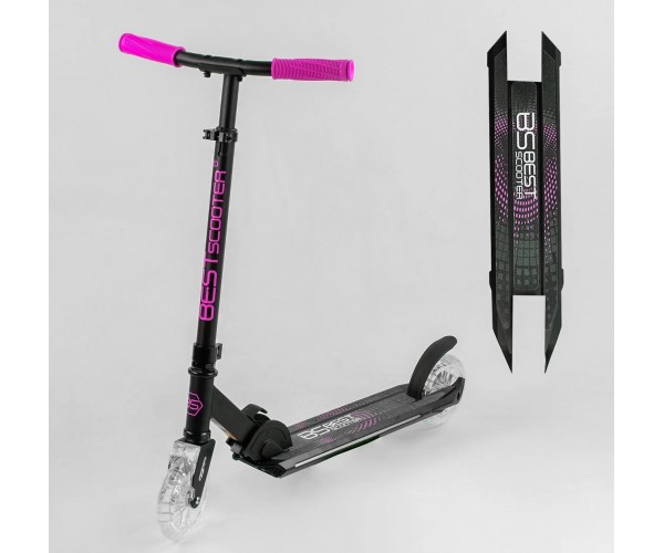Самокат двухколесный Best Scooter Light со светящимися колесами и декой, Малиновый
Самокат двухколесный Best Scooter Light со светящимися колесами и декой, Малиновый