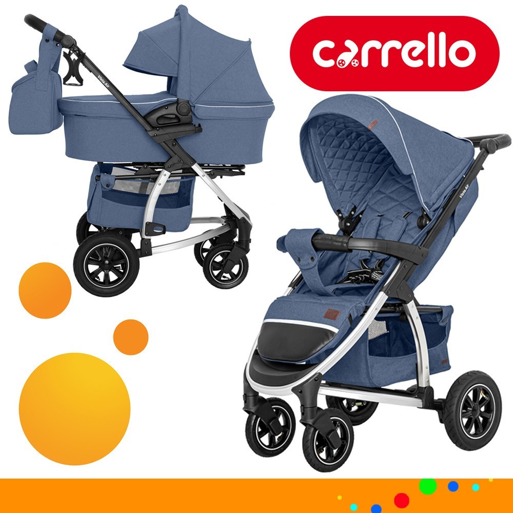 Детская универсальная коляска CARRELLO Vista Air CRL-6506 Denim Blue Синий (CRL-6506 Denim Blue)
Детская универсальная коляска CARRELLO Vista Air CRL-6506 Denim Blue Синий (CRL-6506 Denim Blue)