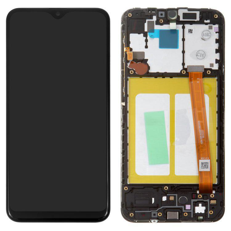 Дисплей для Samsung A202 Galaxy A20e, чорний, із сенсорним екраном, з рамкою, Original, сервісне опаковання, #GH82-20186A/GH82-20229A
Дисплей для Samsung A202 Galaxy A20e, чорний, із сенсорним екраном, з рамкою, Original, сервісне опаковання, #GH82-20186A/GH82-20229A