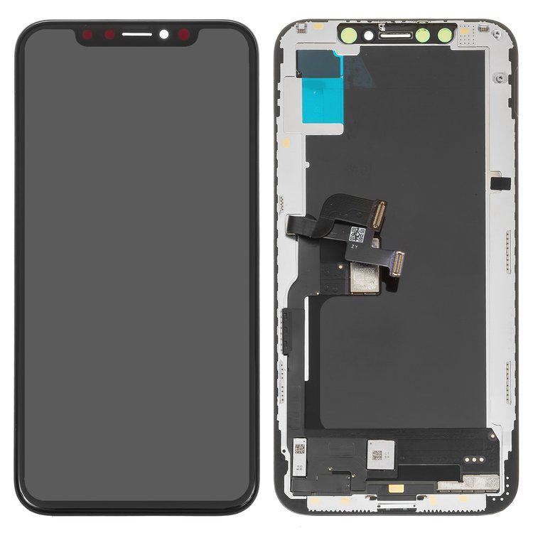 Дисплей для Apple iPhone XS, чорний, з сенсорним екраном, з рамкою, (OLED), копія, ZY OEM hard
Дисплей для Apple iPhone XS, чорний, з сенсорним екраном, з рамкою, (OLED), копія, ZY OEM hard