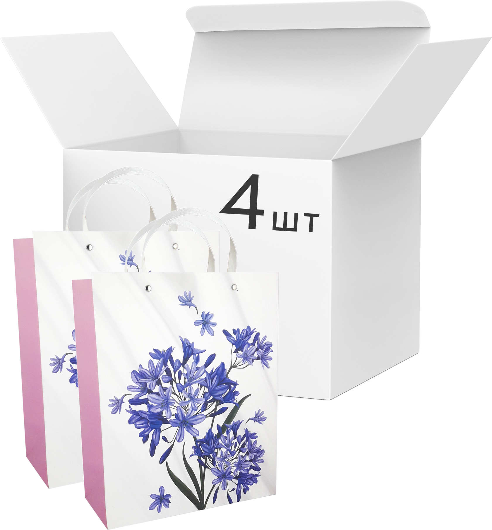 Набор пакетов подарочных Angel Gifts 400х300х120 мм Азалия 4 шт (Я45962_AG91370_4)
Набор пакетов подарочных Angel Gifts 400х300х120 мм Азалия 4 шт (Я45962_AG91370_4)
