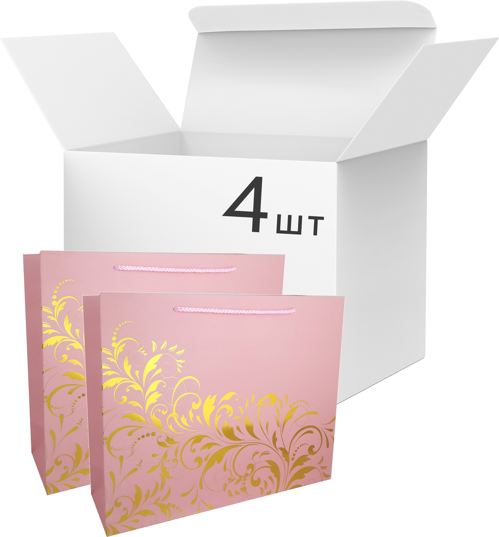 Набор пакетов подарочных Angel Gifts 440х310х120 мм Розовый 4 шт (Я45988_AG91376_4)
Набор пакетов подарочных Angel Gifts 440х310х120 мм Розовый 4 шт (Я45988_AG91376_4)