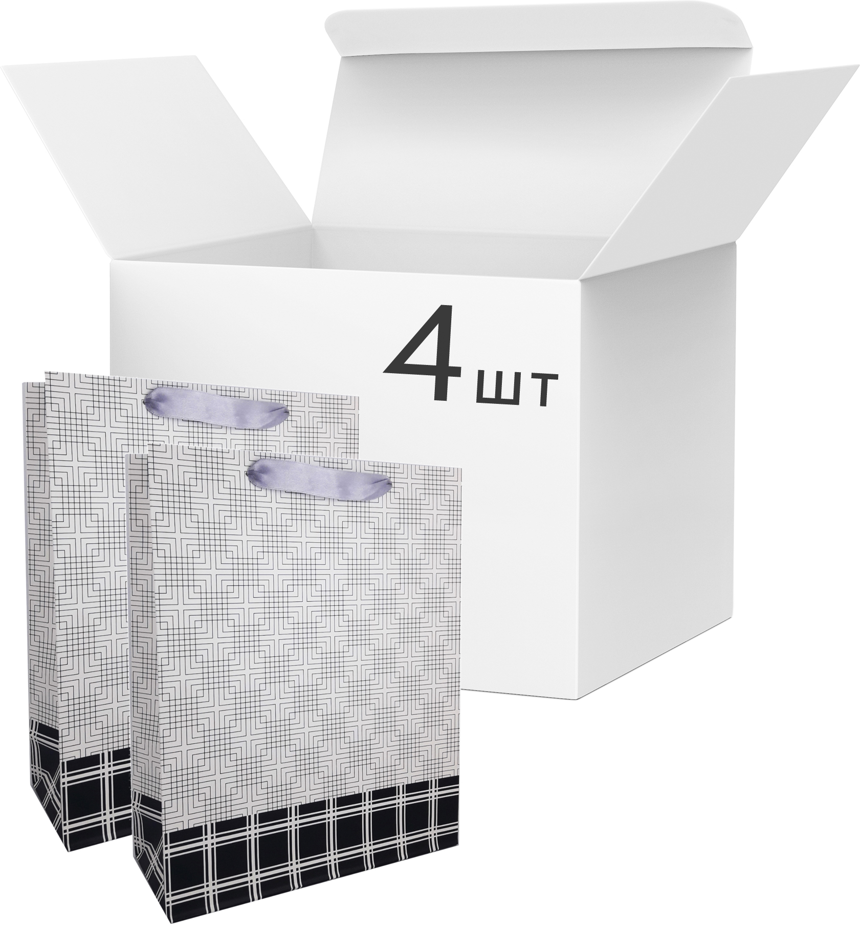 Набор пакетов подарочных Angel Gifts 310х400х120 мм Квадрат 4 шт (Я46041_AG91394_4)
Набор пакетов подарочных Angel Gifts 310х400х120 мм Квадрат 4 шт (Я46041_AG91394_4)