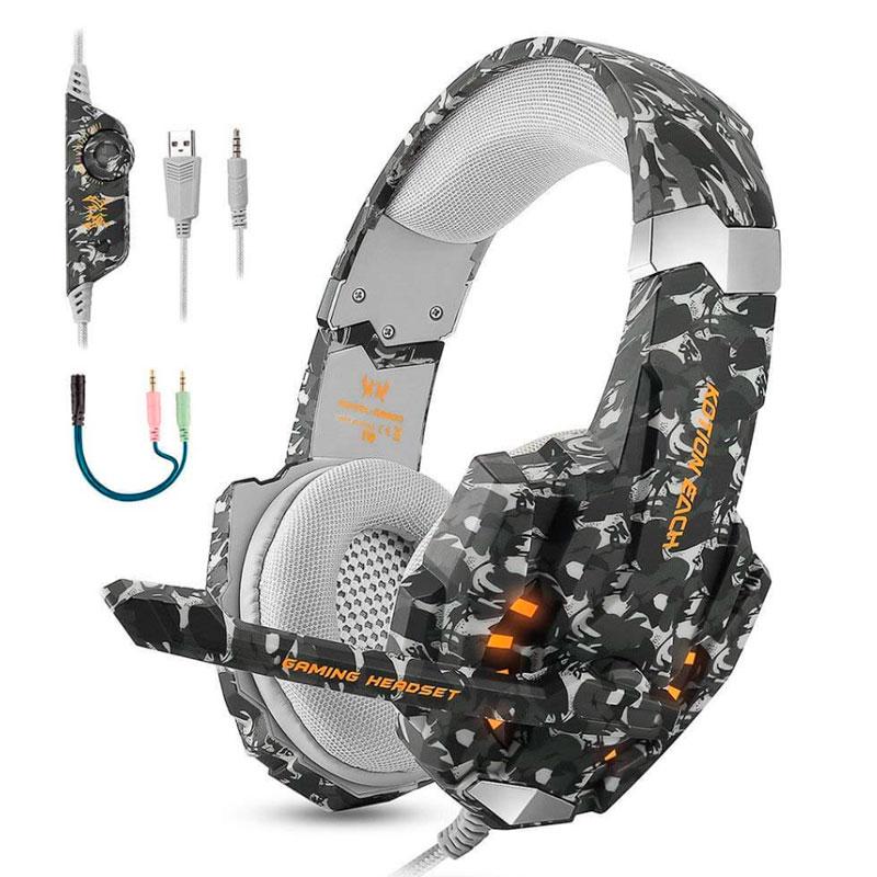 Игровые наушники OTION EACH Gaming with LED G9600 с микрофоном и LED подсветкой проводные Grey (G9600)
Игровые наушники OTION EACH Gaming with LED G9600 с микрофоном и LED подсветкой проводные Grey (G9600)