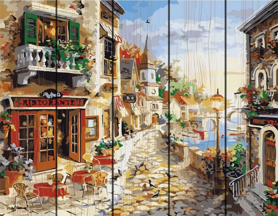 Картина по номерам на дереве. Rainbow Art "Приморский бульвар" GXT7233-RA 414534
Картина по номерам на дереве. Rainbow Art "Приморский бульвар" GXT7233-RA 414534