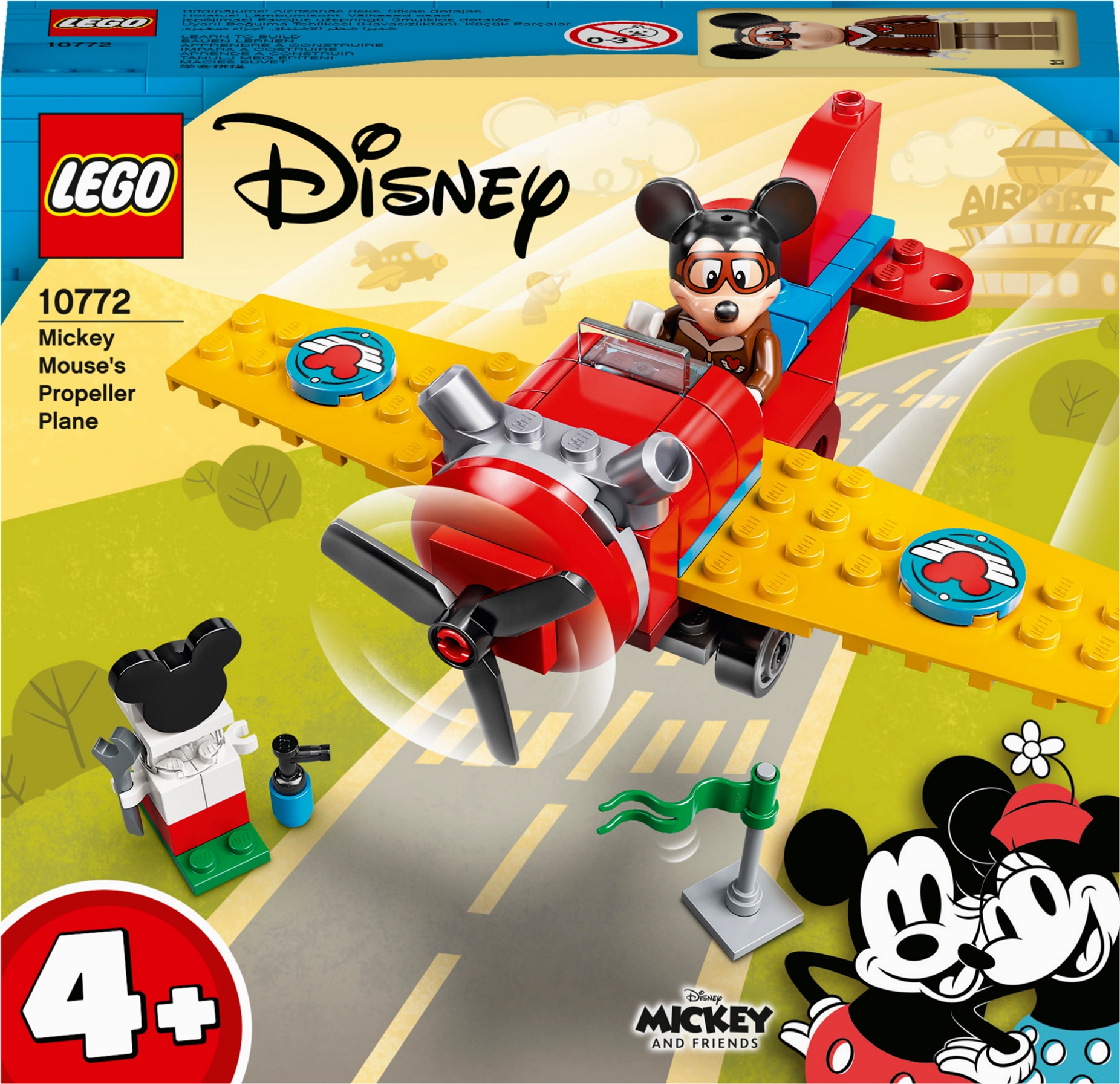 Конструктор LEGO Mickey and Friends Винтовой самолёт Микки 59 деталей (10772)
Конструктор LEGO Mickey and Friends Винтовой самолёт Микки 59 деталей (10772)