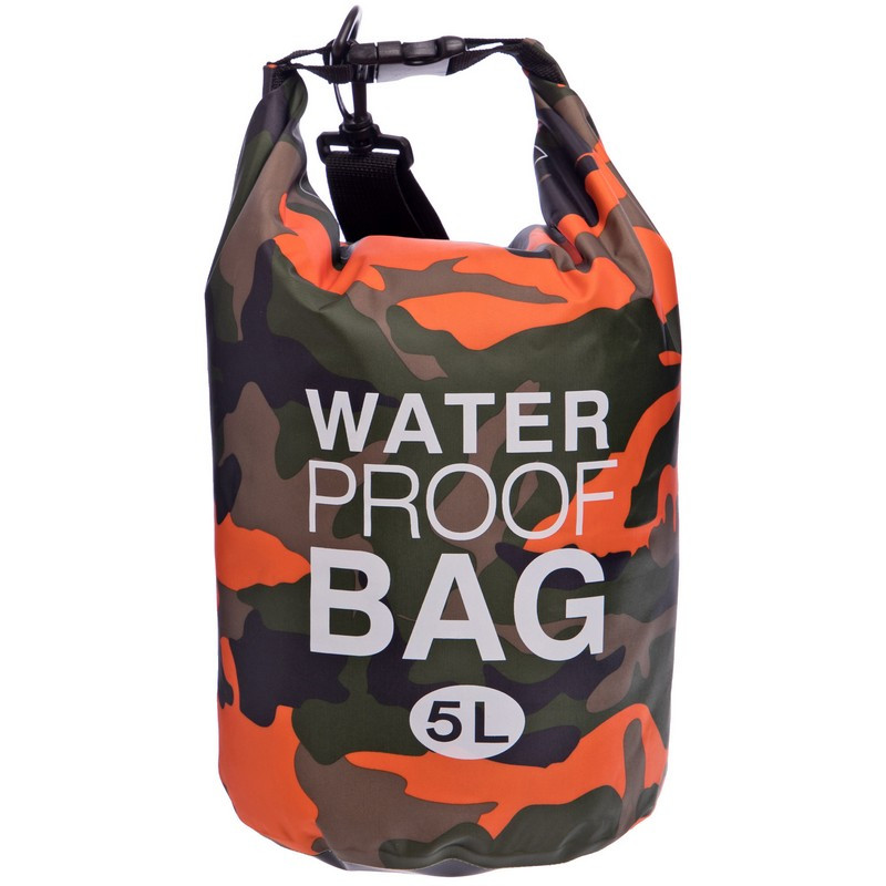 Водонепроницаемый гермомешок с плечевым ремнем Waterproof Bag Heroe 6878 5л Orange-Camo
Водонепроницаемый гермомешок с плечевым ремнем Waterproof Bag Heroe 6878 5л Orange-Camo
