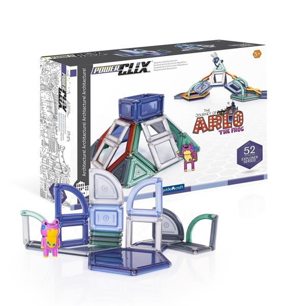 Магнитный конструктор Guidecraft PowerClix Explorer Series Архитектура, 52 детали (G9472)
Магнитный конструктор Guidecraft PowerClix Explorer Series Архитектура, 52 детали (G9472)