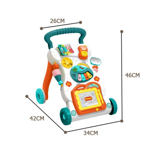 Детская интерактивная каталка с игровым центром Baby Tilly с досточкой для рисования (Turquoise) (UA0801(Turquoise))
Детская интерактивная каталка с игровым центром Baby Tilly с досточкой для рисования (Turquoise) (UA0801(Turquoise))