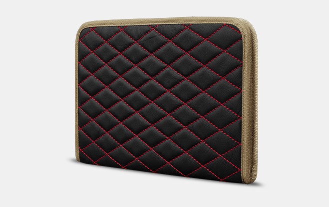 Органайзер для документов А4 от Carbag Черный с красной строчкой и бежевой окантовкой
Органайзер для документов А4 от Carbag Черный с красной строчкой и бежевой окантовкой