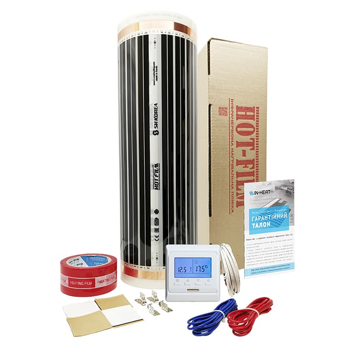 Пленка нагревательная Korea Heating комплект 12 м² 2640 Вт с программируемым терморегулятором E51.716
Пленка нагревательная Korea Heating комплект 12 м² 2640 Вт с программируемым терморегулятором E51.716