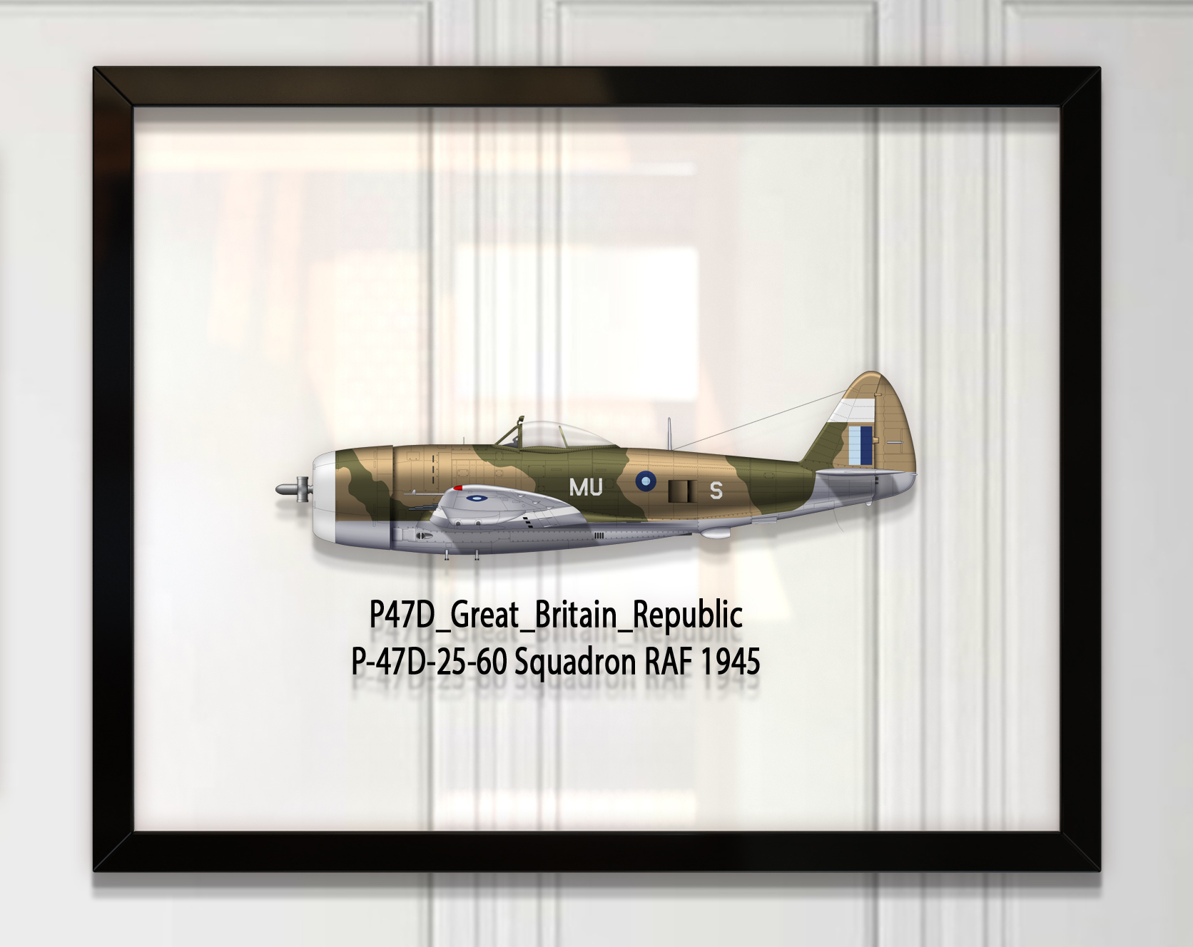 Принт на стекле Artel «Самолет Republic P-47D Thunderbolt 60 Эскадрилья 1945 год» 50 x 40см
Принт на стекле Artel «Самолет Republic P-47D Thunderbolt 60 Эскадрилья 1945 год» 50 x 40см