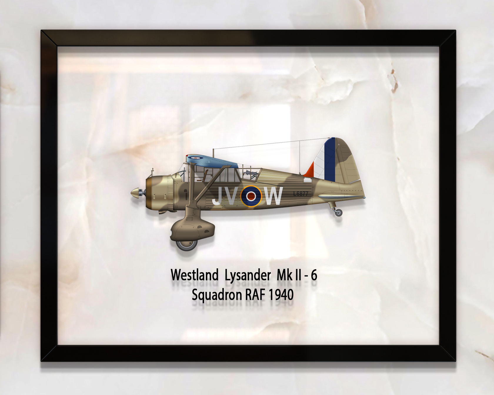 Принт на стекле Artel «Самолет Westland Lysander Mk. II 6 Эскадрилья 1940 год» 46 x 36см
Принт на стекле Artel «Самолет Westland Lysander Mk. II 6 Эскадрилья 1940 год» 46 x 36см