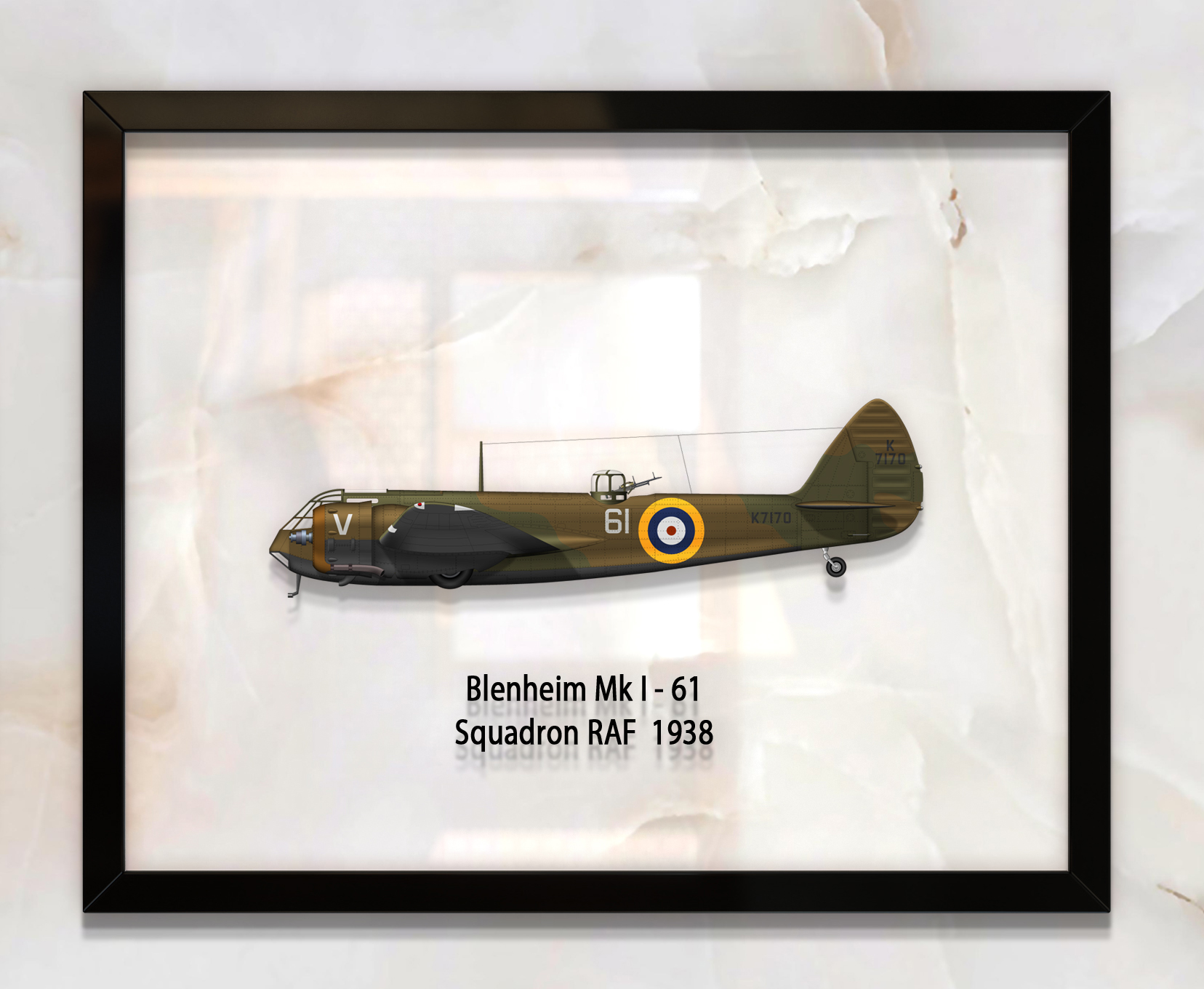 Принт на стекле Artel «Самолет RAF Bristol Blenheim Mk 1 61 Эскадрилья 1938 год» 50 x 40см
Принт на стекле Artel «Самолет RAF Bristol Blenheim Mk 1 61 Эскадрилья 1938 год» 50 x 40см