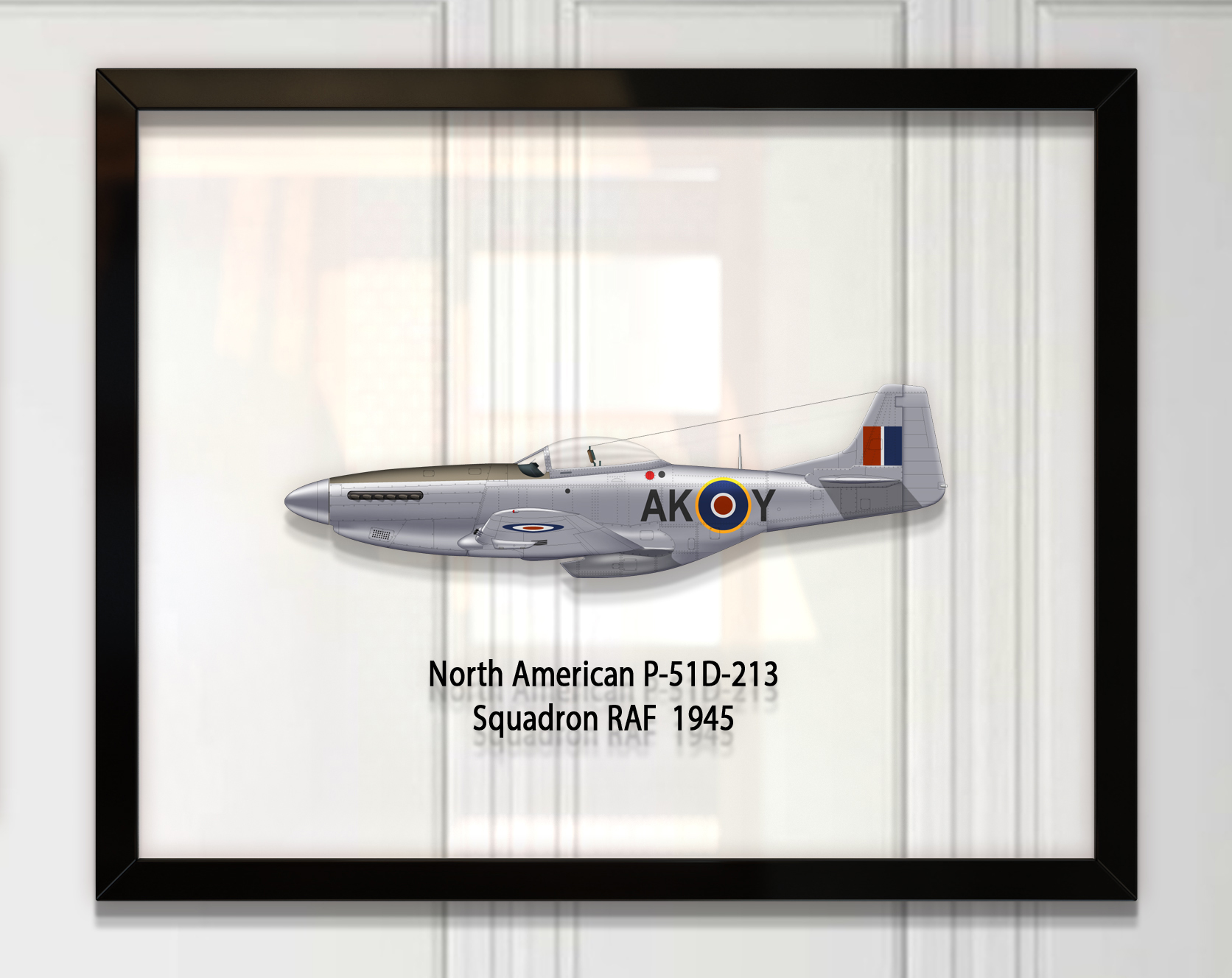 Принт на стекле Artel «Истребитель North American P-51D Mustang 213 Эскадрилья 1945 год» 36 x 28см
Принт на стекле Artel «Истребитель North American P-51D Mustang 213 Эскадрилья 1945 год» 36 x 28см