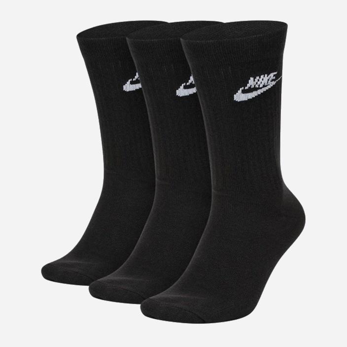 Набор носков Nike U Nk Nsw Evry Essential Crew SK0109-010 - (L) 3 пары Черный, Набор носков Nike U Nk Nsw Evry Essential Crew SK0109-010 43-46 (L) 3 пары Черный
Набор носков Nike U Nk Nsw Evry Essential Crew SK0109-010 - (L) 3 пары Черный, Набор носков Nike U Nk Nsw Evry Essential Crew SK0109-010 43-46 (L) 3 пары Черный