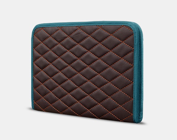 Органайзер для документов А4 от Carbag Коричневый с коричневой строчкой и бирюзовой окантовкой
Органайзер для документов А4 от Carbag Коричневый с коричневой строчкой и бирюзовой окантовкой